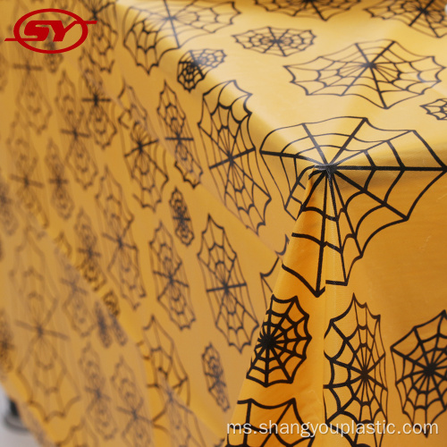 Dicetak PEVA Tablecloth untuk Halloween